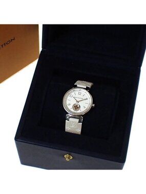 Louis Vuitton Tambour Moon Star PM Watch White